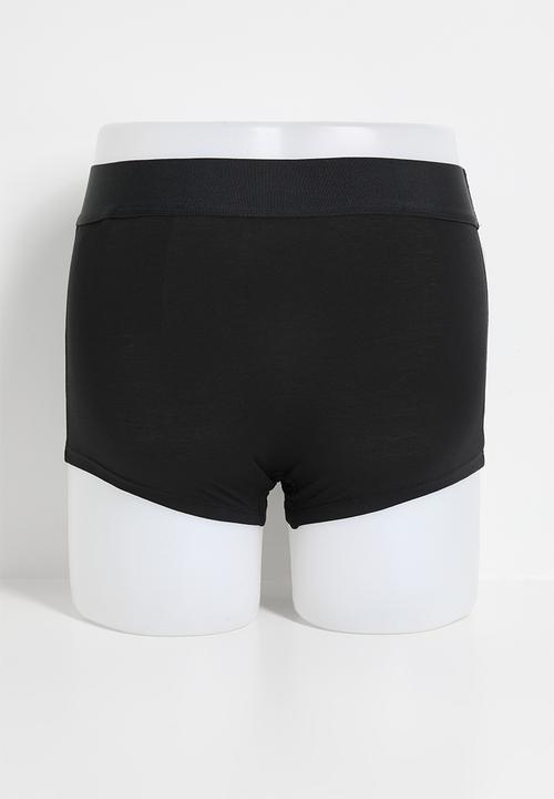 GUESS - Trunk 2 Pack Solid - Black Grey Combo