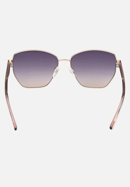 GUESS - Geometric Shape Sunglasses 56mm - Grey