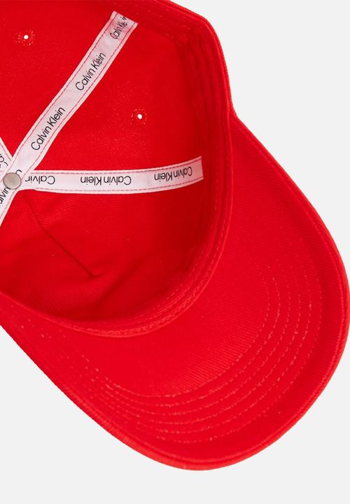 Calvin Klein - Mono Logo 5 Panel Cap - Red Alert (Legacy)