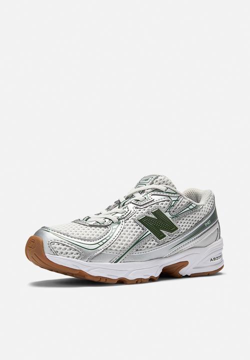 New Balance  - 740 V1 Pre School - Silver Metallic/Green