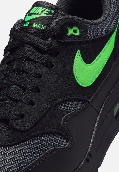 air max 1 green and black