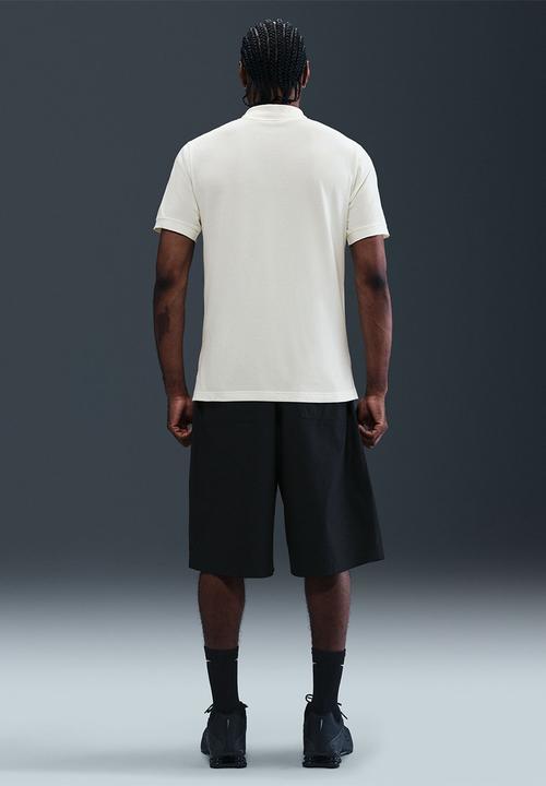 Nike - NSW Club PQ MATCHUP POLO - SAIL/BLACK