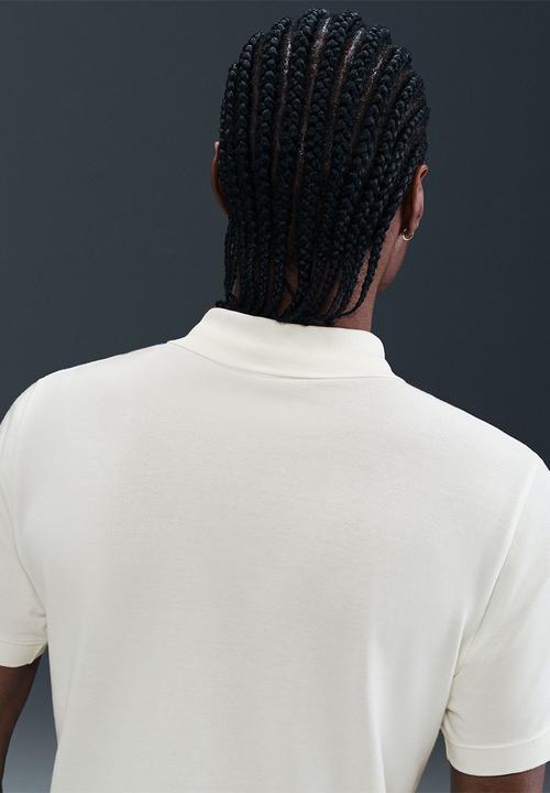 Nike - NSW Club PQ MATCHUP POLO - SAIL/BLACK