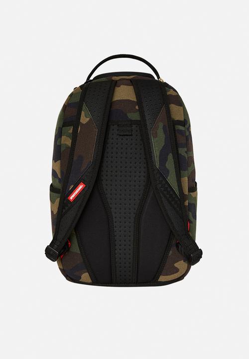 Sprayground - Shark central camo dlxs backpack - green