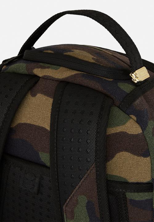 Sprayground - Shark central camo dlxs backpack - green