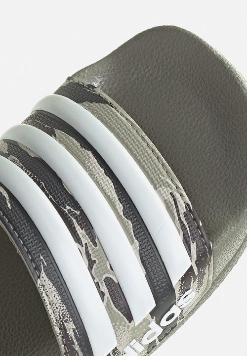 adidas Performance - Adilette Shower K - silpeb/silpeb/ftwwht