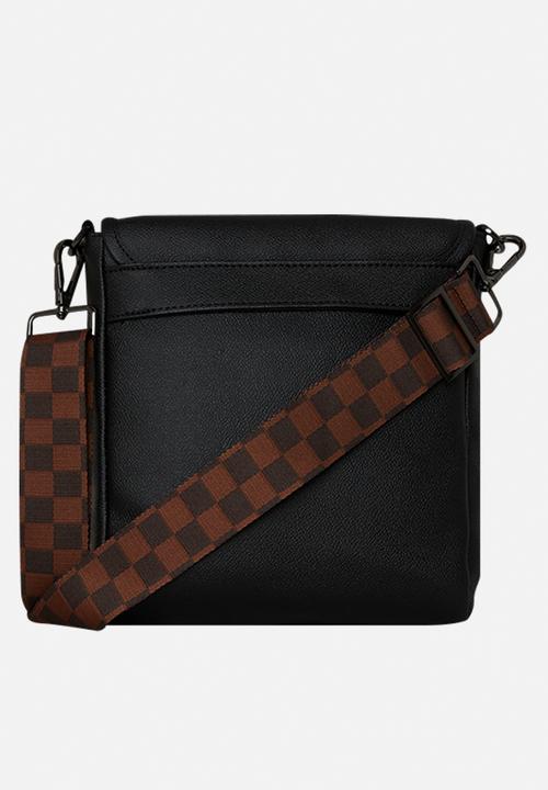 Sprayground - Dose of check deux messanger sling - black