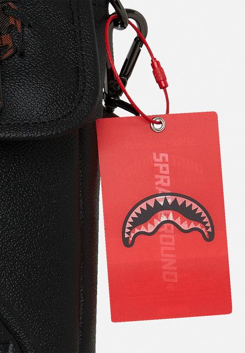 Sprayground - Dose of check deux messanger sling - black