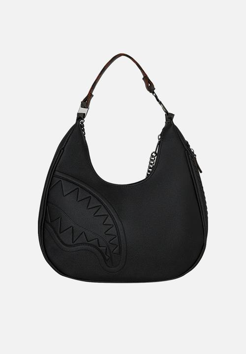 Sprayground - Dose of check vice shoulder bag - black