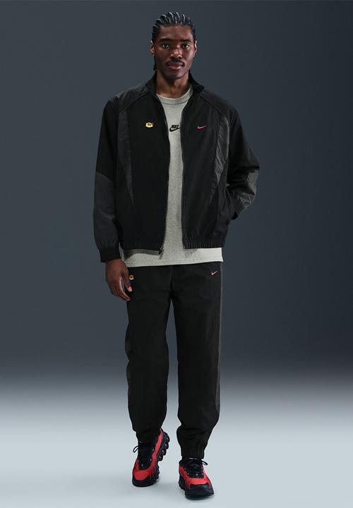 NSW TN TRACKTOP WVN - BLACK/UNVRED
