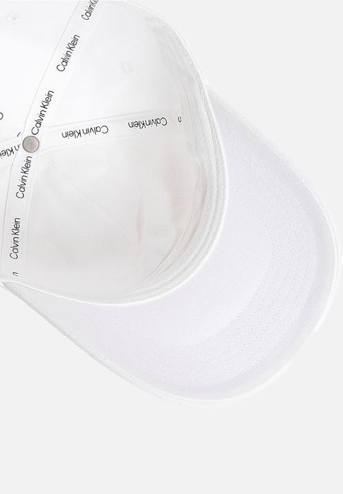 Calvin Klein - Mono Logo 5 Panel Cap - Bright White
