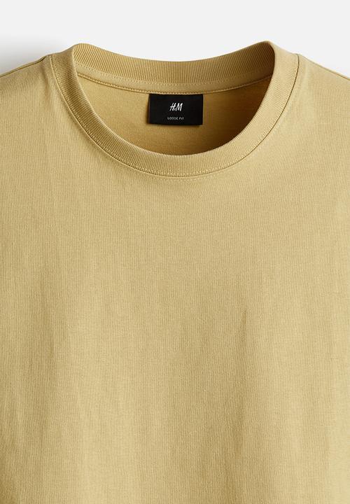 H&M - Loose fit T-shirt - yellow