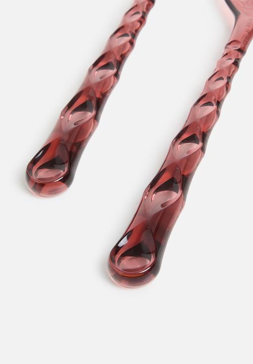 Guzzini - Vanity Salad Servers Mauve