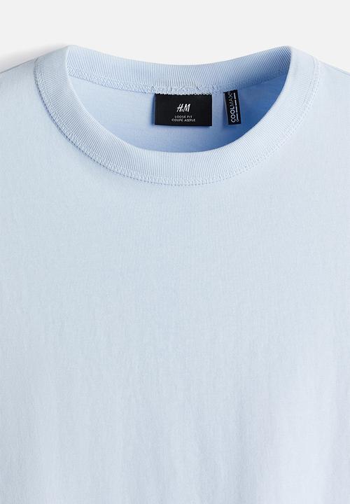 H&M - Coolmax® loose fit T-shirt - light blue