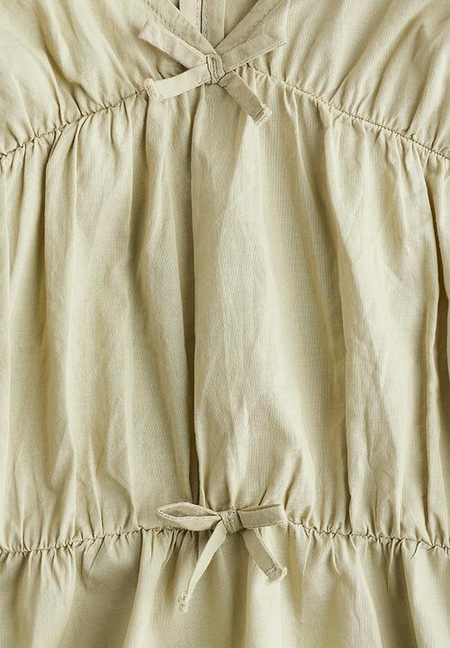H&M - Peplum cotton blouse - light green