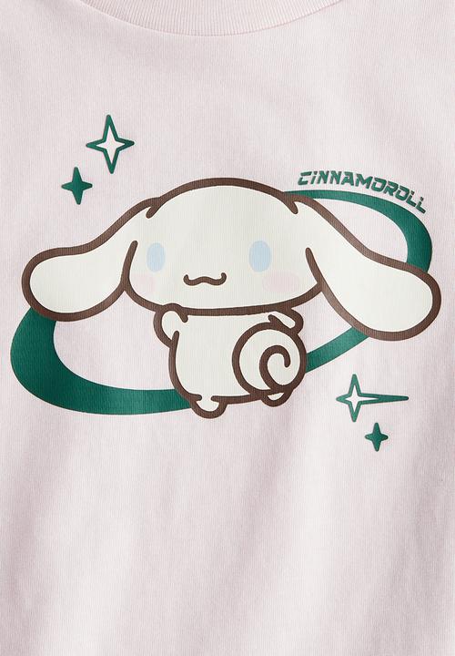 H&M - Printed t-shirt - light pink/cinnamoroll