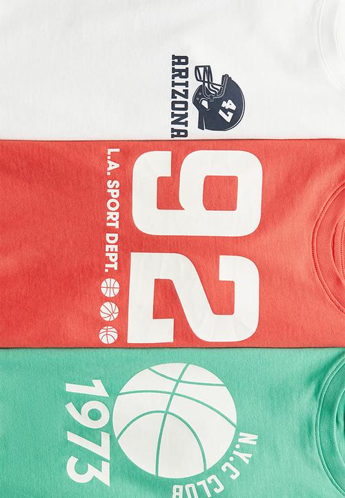 H&M - 3-Pack cotton t-shirts - multi 