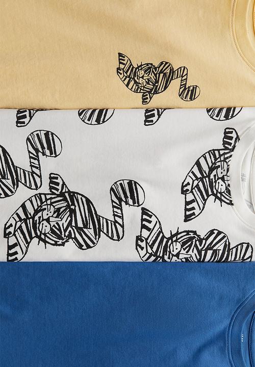 H&M - 3-pack cotton t-shirts - multi 