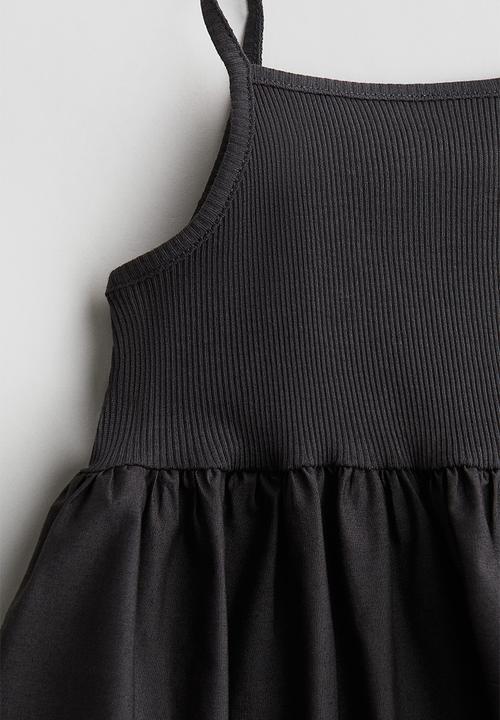 H&M - Cotton dress - dark grey