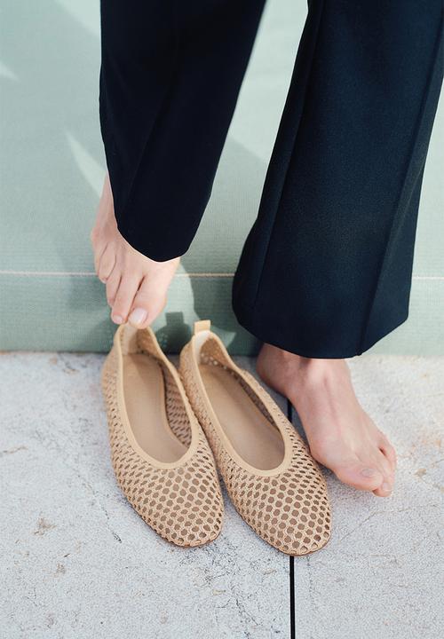 H&M - Braided ballet pumps - beige