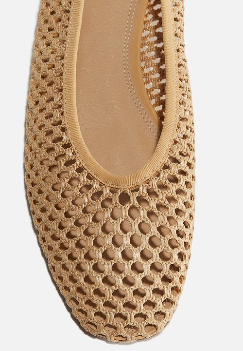 H&M - Braided ballet pumps - beige