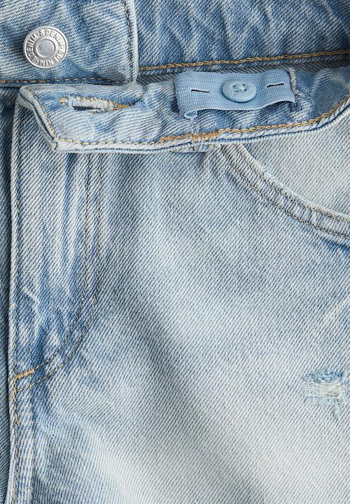 H&M - Denim shorts - pale denim blue