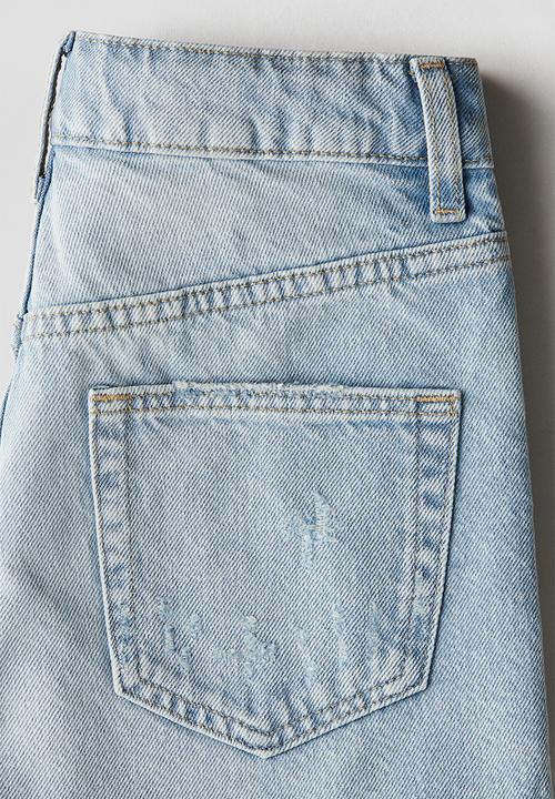 H&M - Denim shorts - pale denim blue