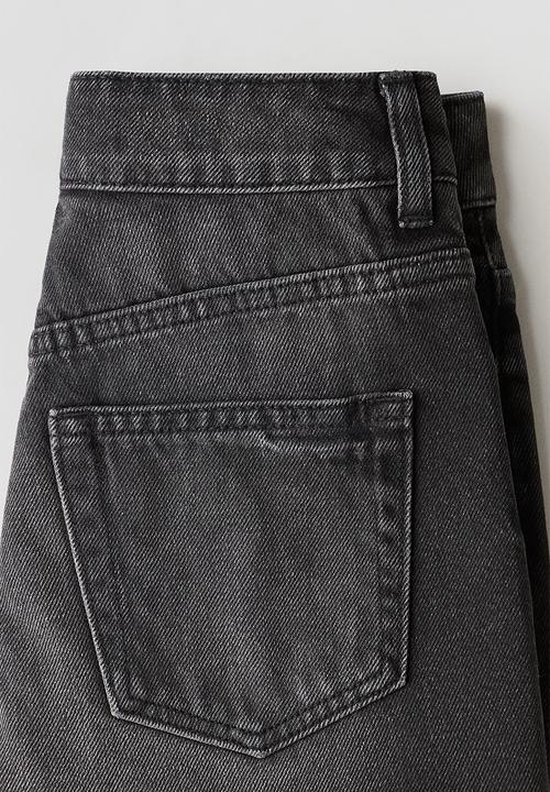 H&M - Denim shorts - dark grey