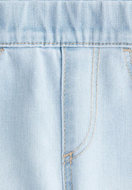 H&M - Superstretch flared leg jeans - light denim blue