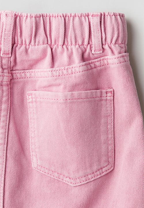 H&M - Denim skirt - pink