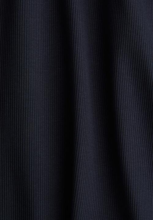 H&M - Ribbed vest top - navy blue