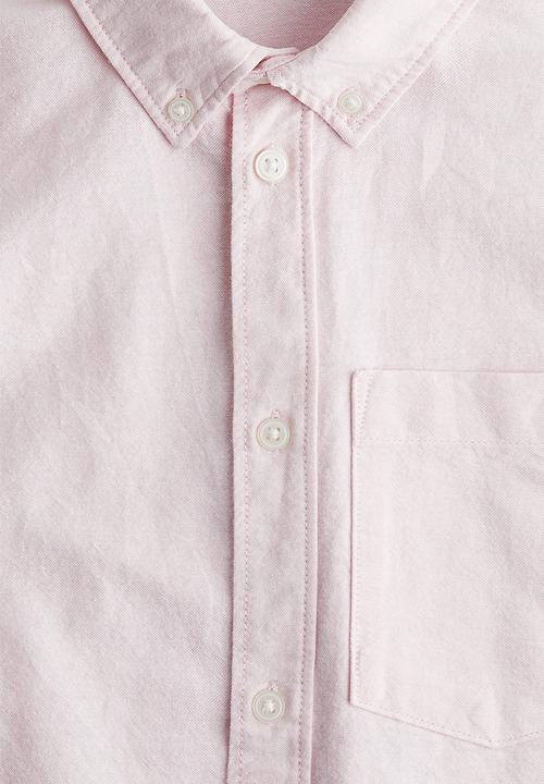 H&M - Button-down cotton shirt - light pink