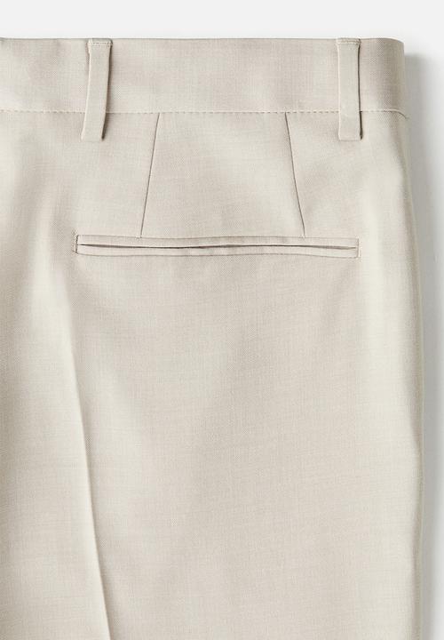 H&M - Slim fit suit trousers - beige