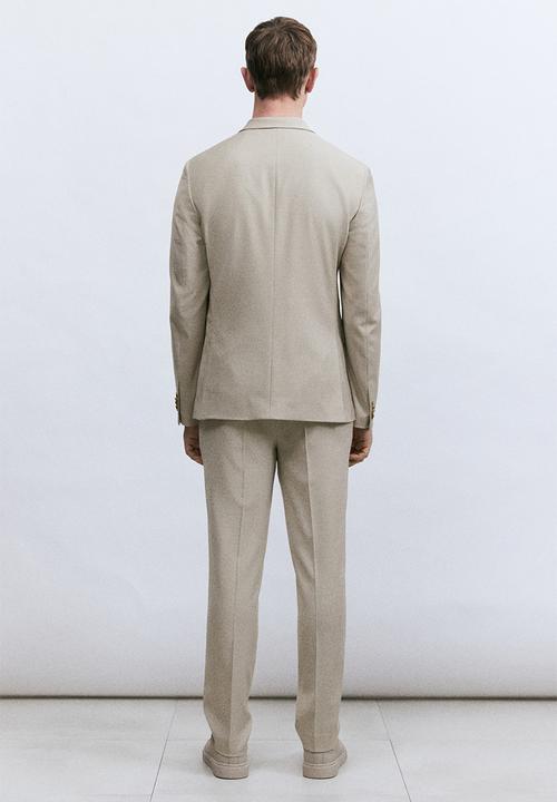 H&M - Slim fit suit trousers - beige