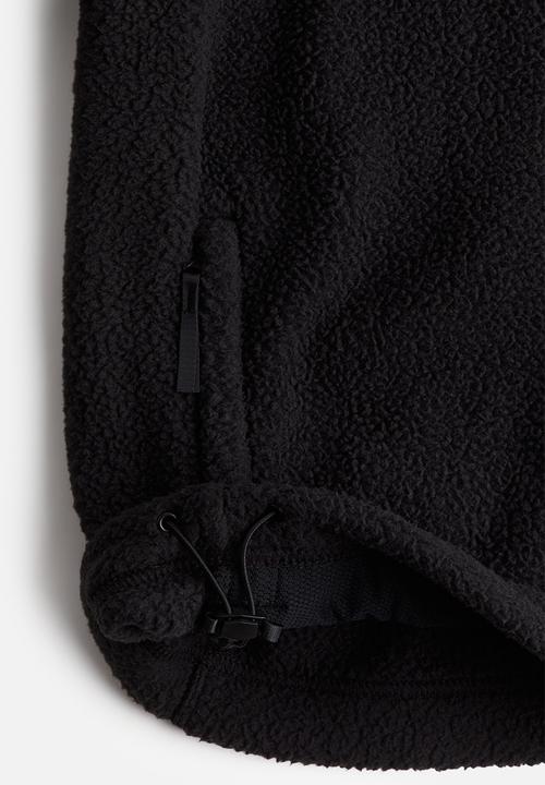 H&M - Teddy sports jacket - black
