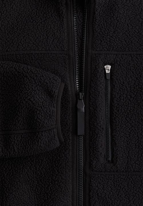 H&M - Teddy sports jacket - black