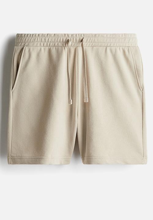 H&M - Regular fit sweatshorts - beige