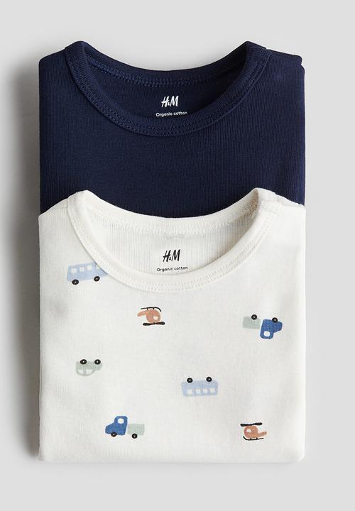 H&M - 2-Pack short-sleeved bodysuits - multi