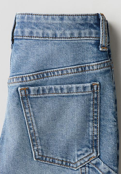 H&M - Relaxed fit carpenter jeans - denim blue