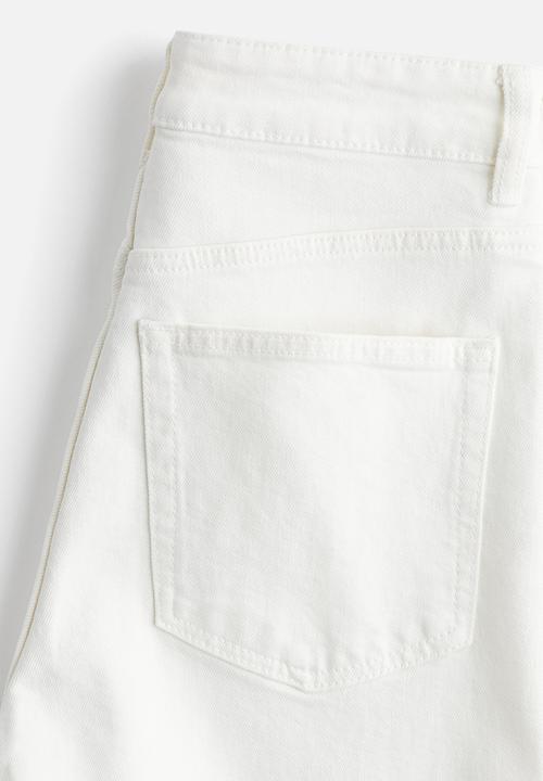 H&M - Wide jeans - white