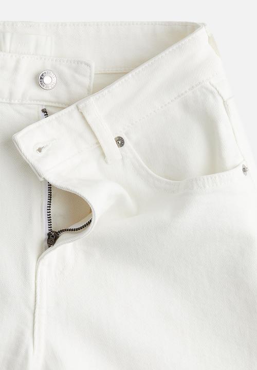 H&M - Wide jeans - white