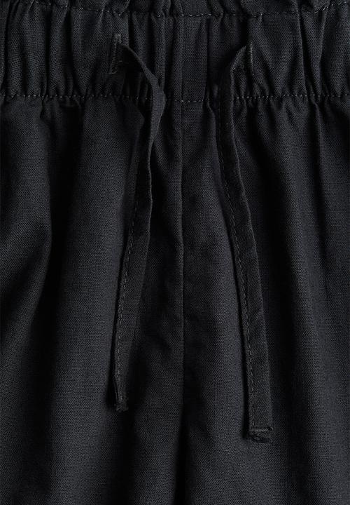 H&M - Linen-blend shorts - dark grey