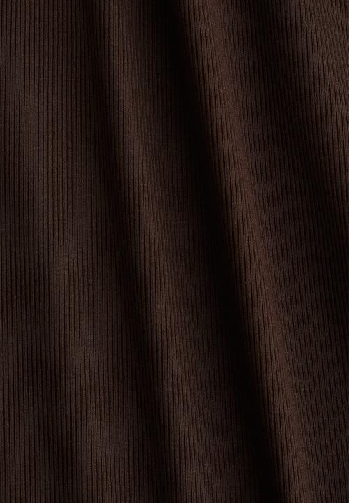 H&M - Ribbed vest top - dark brown
