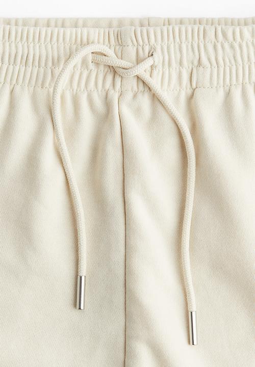 H&M - Sweatshirt shorts - light beige