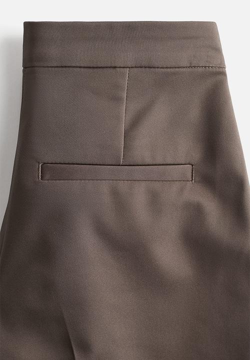 H&M - Tailored cigarette trousers - brown