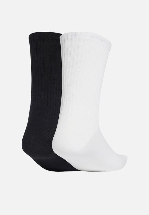 adidas Originals - Adibreak Crew Socks 2 Pairs - White/Blk