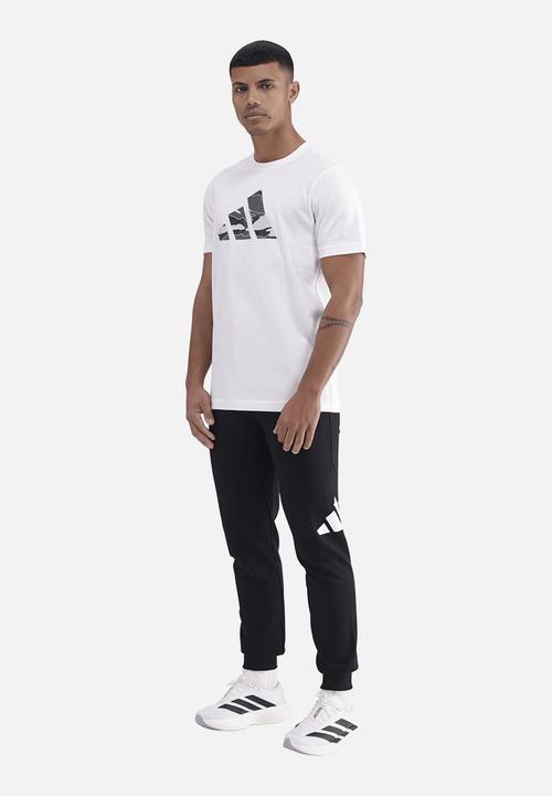 adidas Performance - Camo Logo Graphic T-Shirt - White