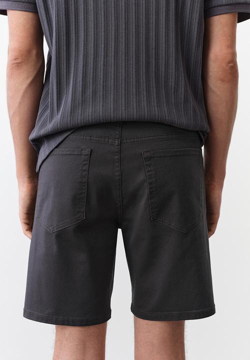 H&M - Regular fit twill shorts - dark grey