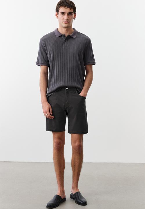 H&M - Regular fit twill shorts - dark grey