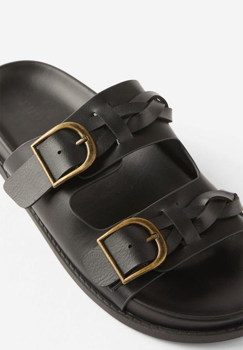 Cotton On - Rae slide - black